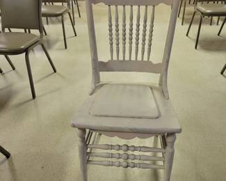 Chalk painted chair