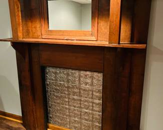 Victorian style fireplace 