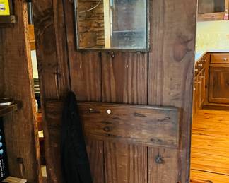 Vintage/antique firehouse locker