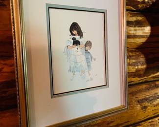 P Buckley Moss litho