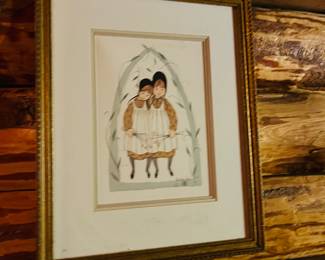 P Buckley Moss litho