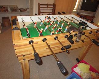 Foos ball table
