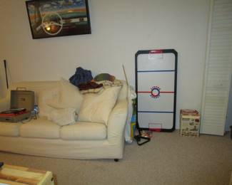 Sofa and game room