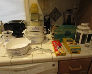 Kitchen, some corningware