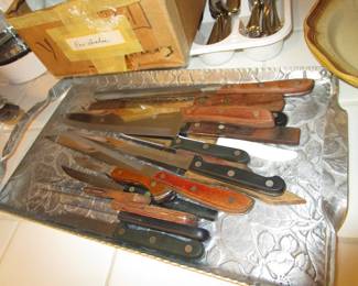 Lots of knives and some cutco