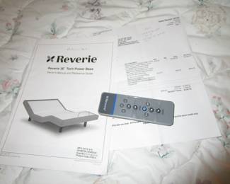 New adjustable bed and mattress queen size