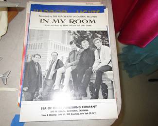 Beach boys vintage sheet music