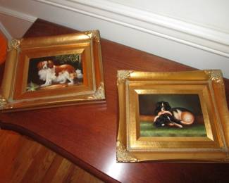 Framed paintings