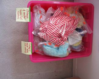 Bagged doll clothing mostly vintage