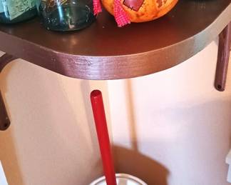 More blue jars, and a newer butter churn