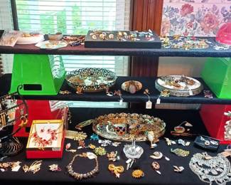 The Jewelry table in the dining room