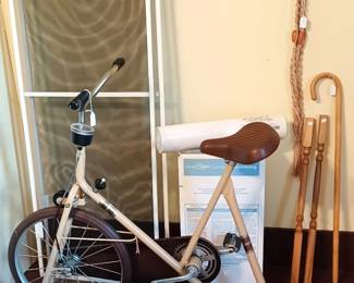 Exercise bike and treadmill (not pictured)