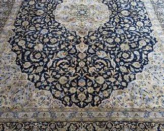 Another view of the Persian Kashan, measuring 9' 10" x 13' 4".