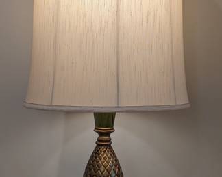 Close-up of the Rembrandt table lamp, w/original shade and diffuser. 
