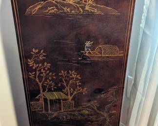 Henredon Asian-inspired display stand.