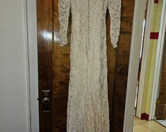 Vintage lace wedding dress