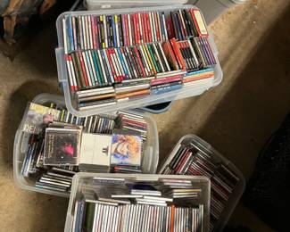 MANY CDs too!