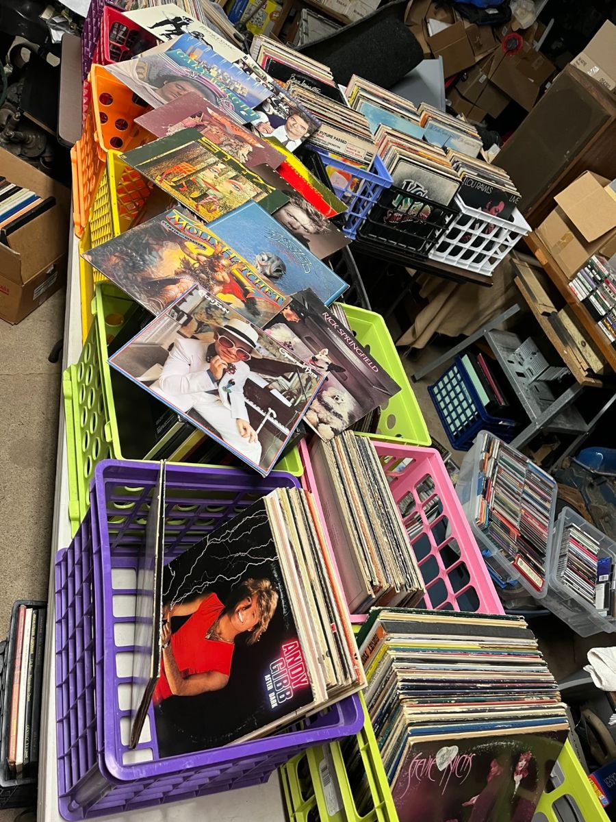 HUNDREDS of classic rock and some other genre records!