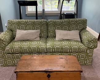 Beautiful sleeper sofa! treadmill and elliptical 