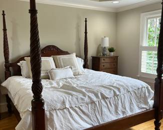 King size bed. Beauty Rest Mattress 