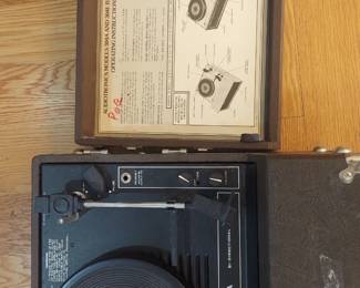 vintage record player