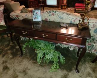 Hickory Chair Company sofa table