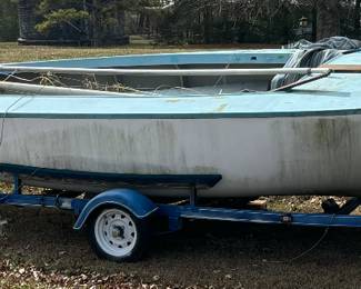Another view of sailboat since pulling it away from the collapsed barn
MAKE AN OFFER!