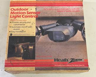 Vintage outdoor motion sensor light control