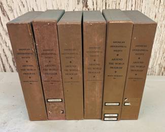 American Geographical society around the world program book sets