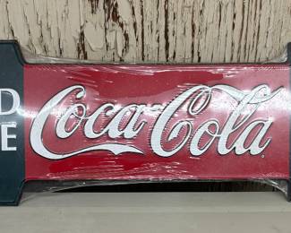 Metal Coca Cola sign