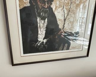 etching "Spirit Guide" by Dale Rayburn