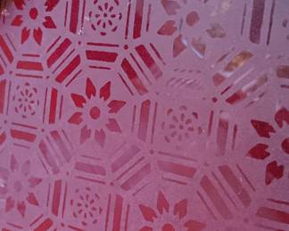 Large stained glass window (detail)...