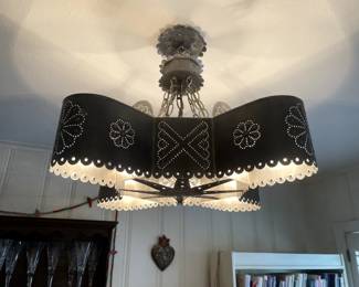 Unique chandelier, purchased in Santa Fe New Mexico