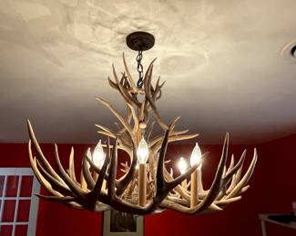 A Large Authentic Antler Chandelier