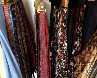 Over 100 silk ties and bow ties, Brooks Brothers, Polo