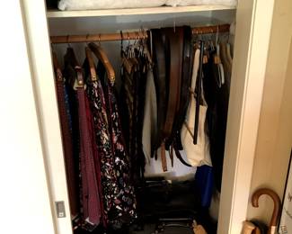 Over 100 high end silk ties and bow ties