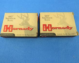 Lot 15. Ten Hornady 20-gauge 2 3/4" 250 grain SST slugs for rifled barrels