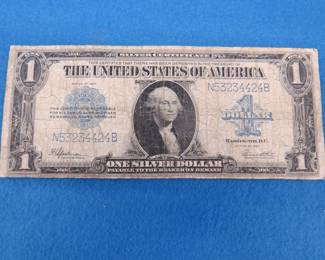 Lot 16. Series 1923 "horse blanket" $1.00 bill