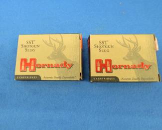 Lot 17. Ten  Hornady 20-gauge 2 3/4" 250 grain SST slugs for rifled barrels