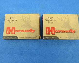 Lot 19. Ten Hornady 20-gauge 2 3/4" 250 grain SST slugs for rifled barrels