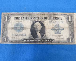 Lot 24. Series 1923 "horse blanket" $1.00 bill