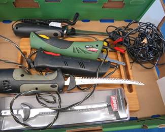 Lot 67. Electric fillet knives and more