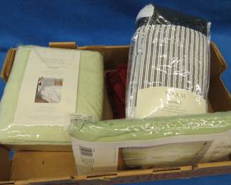 Lot 111. Bedding and curtains