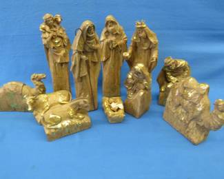 Lot 113. Nativity set