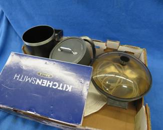 Lot 117. Toaster, electric cookers, fryer, and more