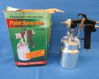 Lot 147. Central Pneumatic paint sprayer.&nbsp; Appears unused.