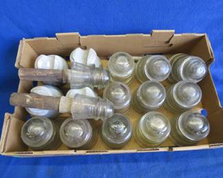 Lot 158. Ceramic and Glass Insulators