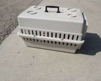 Lot 162. Plastic Pet Crate