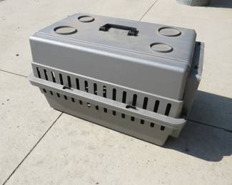 Lot 163. Travel-Aire&nbsp;Plastic Airline Pet Crate