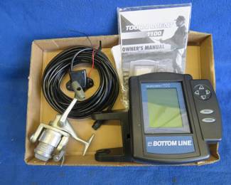 Lot 168. Bottom Line Tournament 1100 Fish Finder and Shimano Aero 2000 Reel